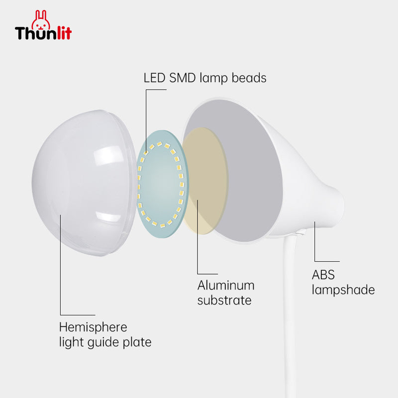Thunlit Target Study Lamp