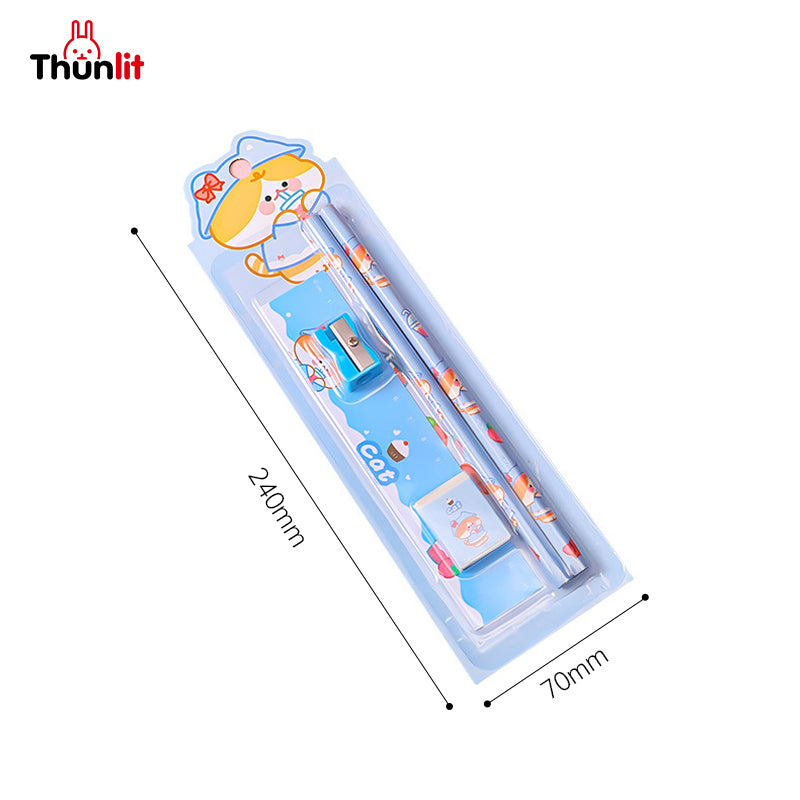 Thunlit Cartoon Pencil Set