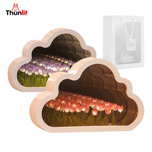 Thunlit Tulips Mirror Lamp
