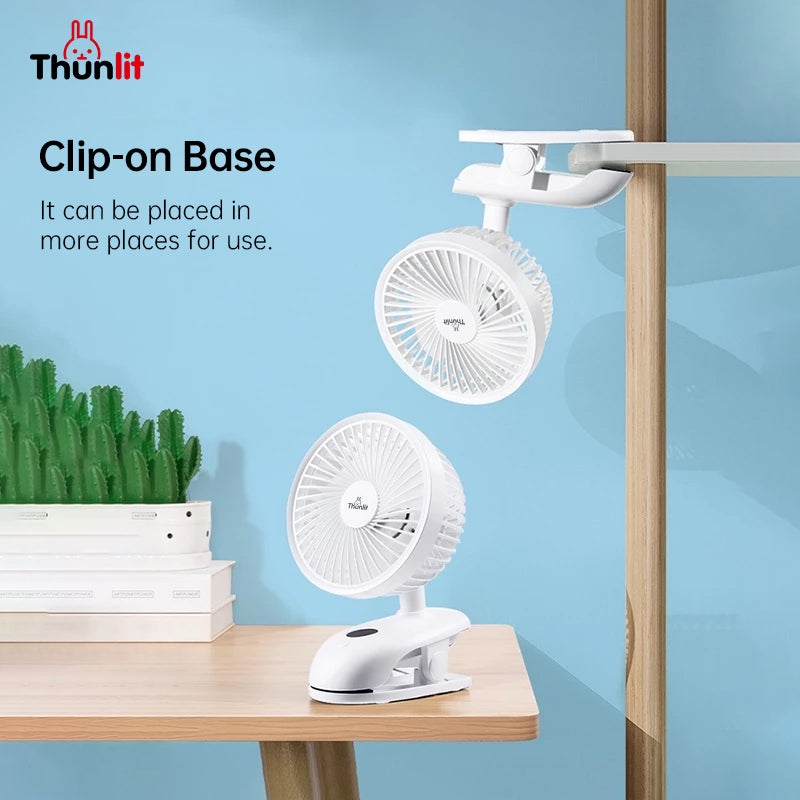Thunlit Oscillating Clip Fan