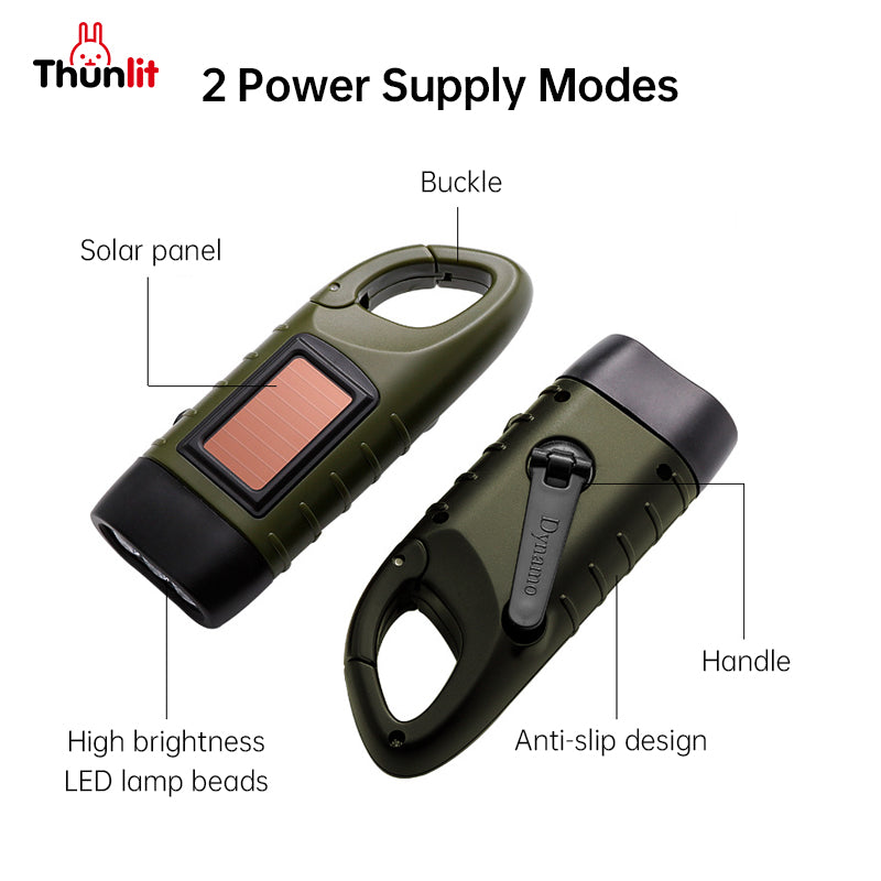 Thunlit Handcrank Flashlight