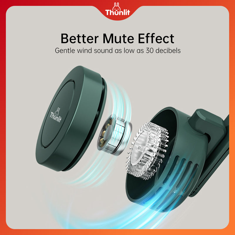 Thunlit Mini Clip On Fan