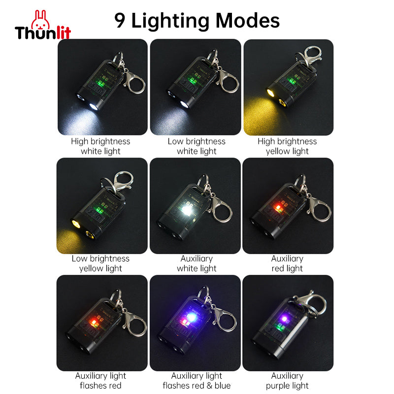 Thunlit Keychain Flashlight