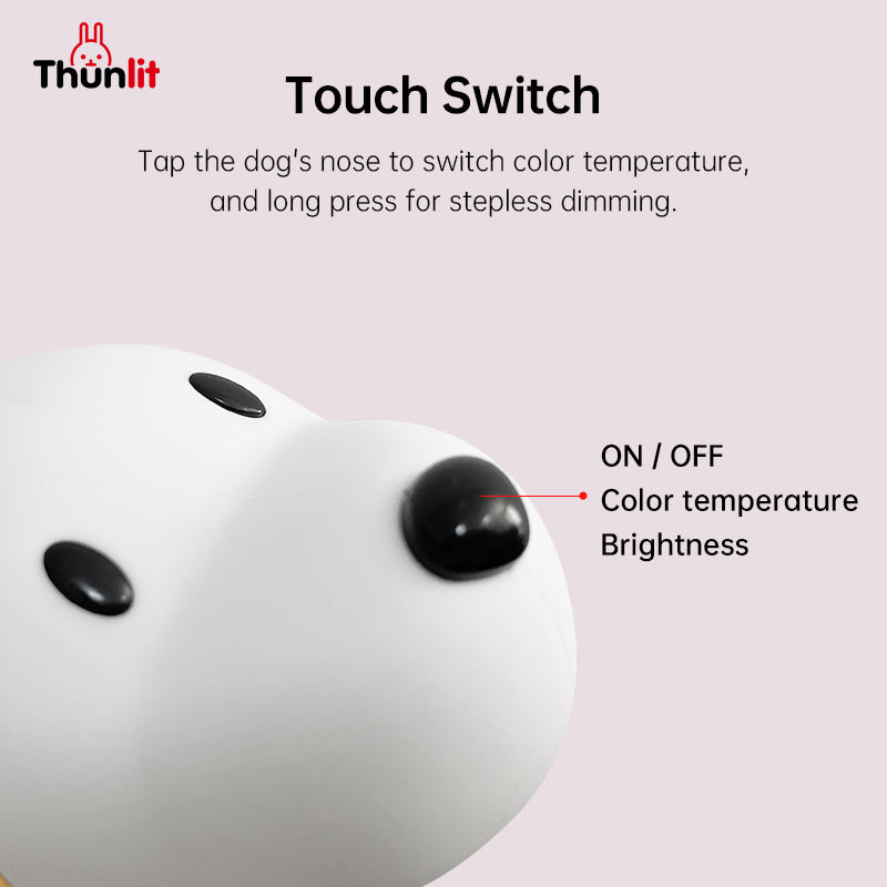 Thunlit Dog Night Light