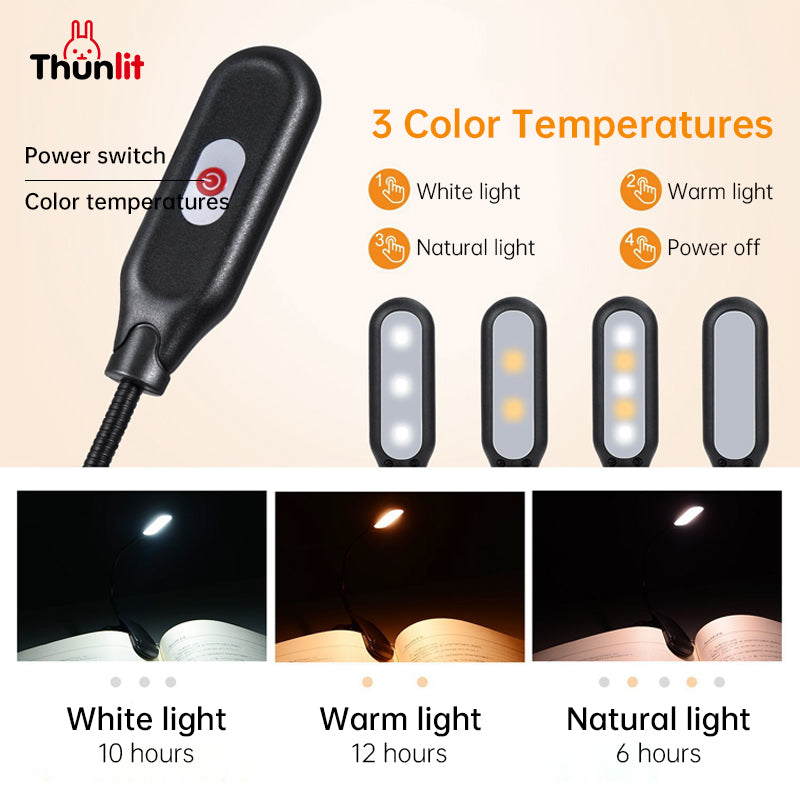 Thunlit Rechargeable Book Light