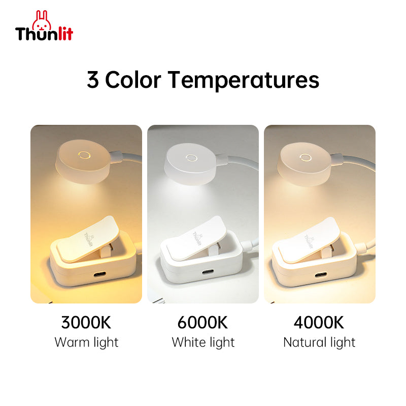 Thunlit Clip On Book Light
