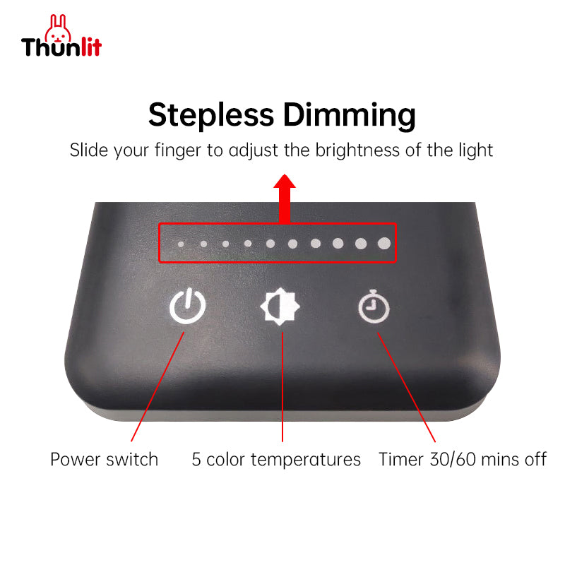 Thunlit Wireless Charging Desk Lamp
