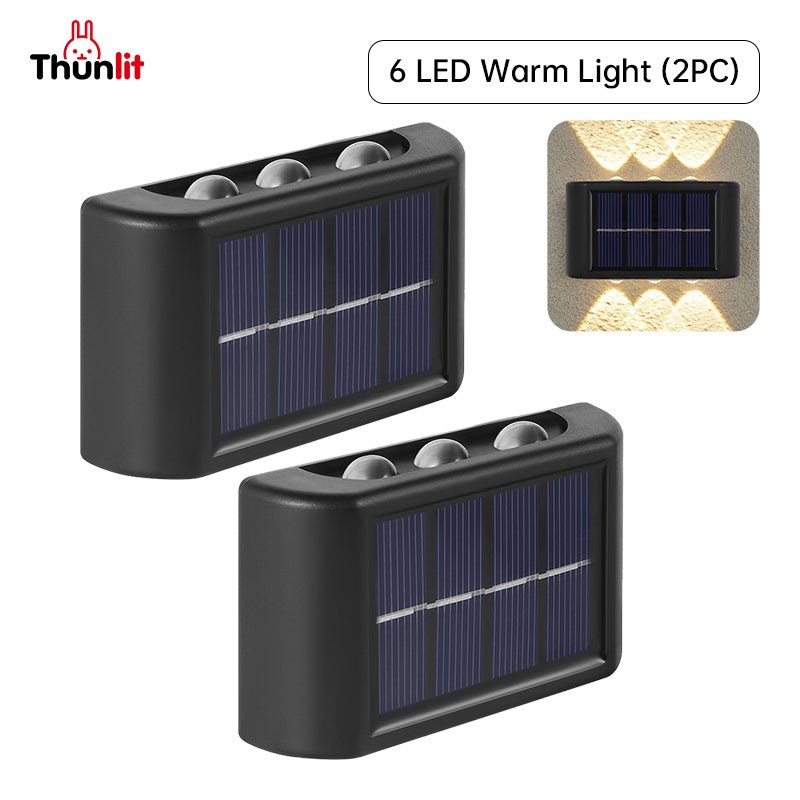 Thunlit Solar Up Down Wall Light