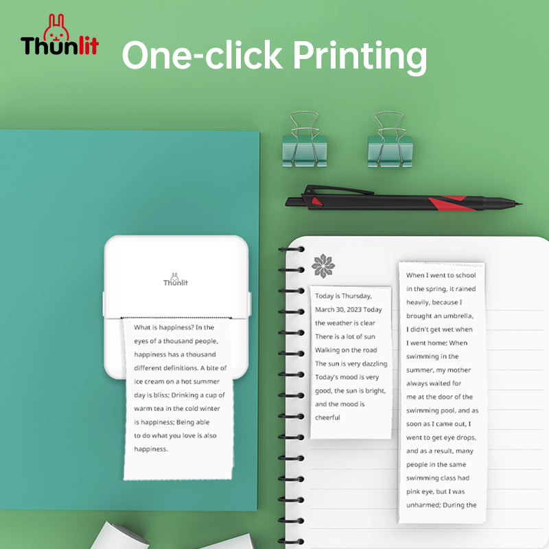 Thunlit Mini Portable Printer