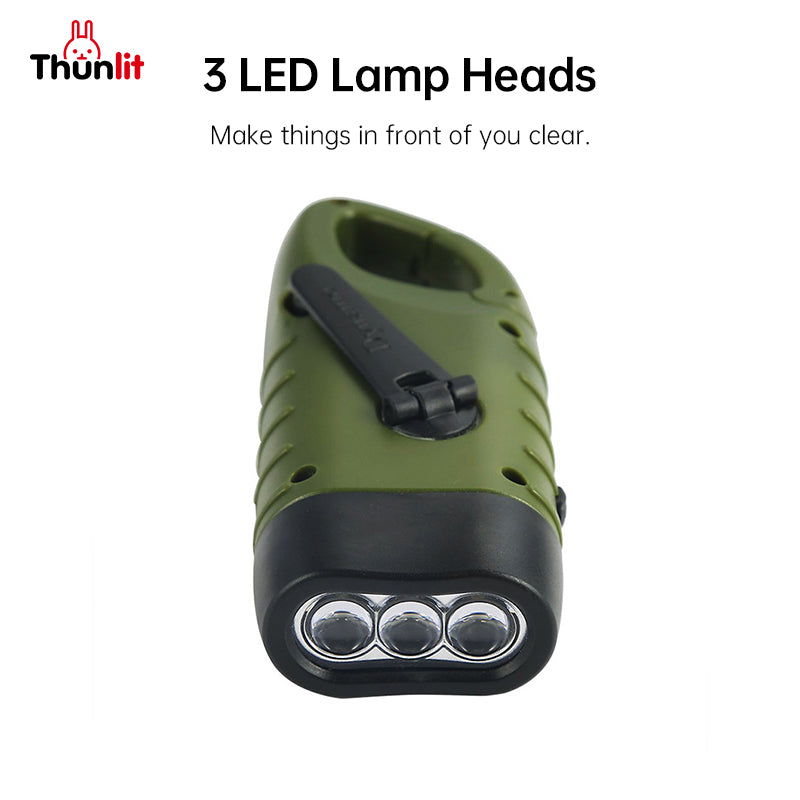 Thunlit Handcrank Flashlight