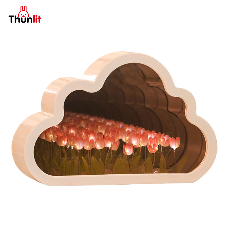 Thunlit Tulips Mirror Lamp