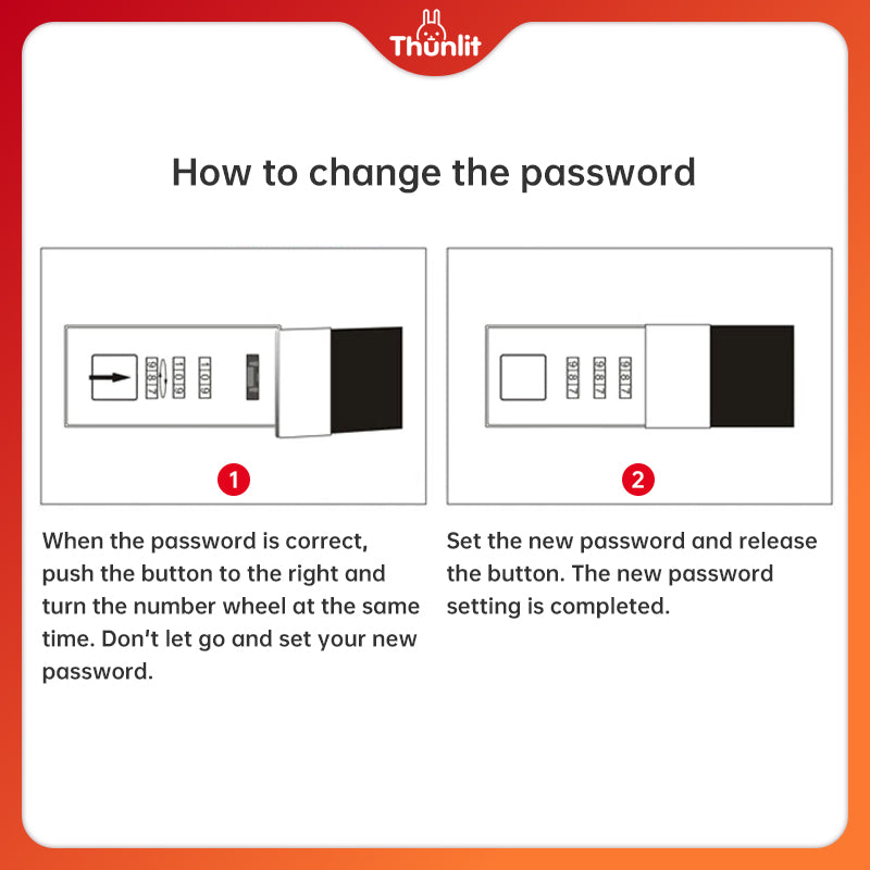 Thunlit Personal Diary with Lock
