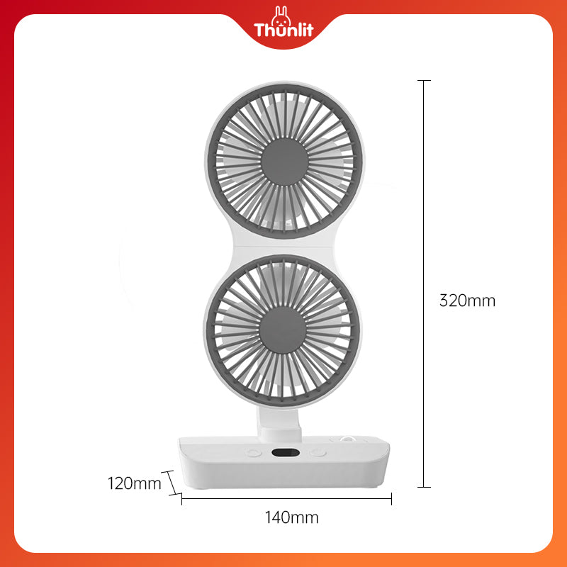 Thunlit Dual Head Fan