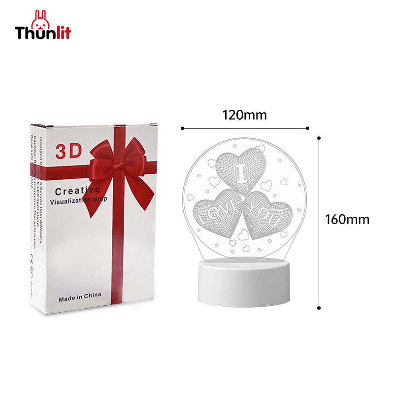 Thunlit Heart Night Light