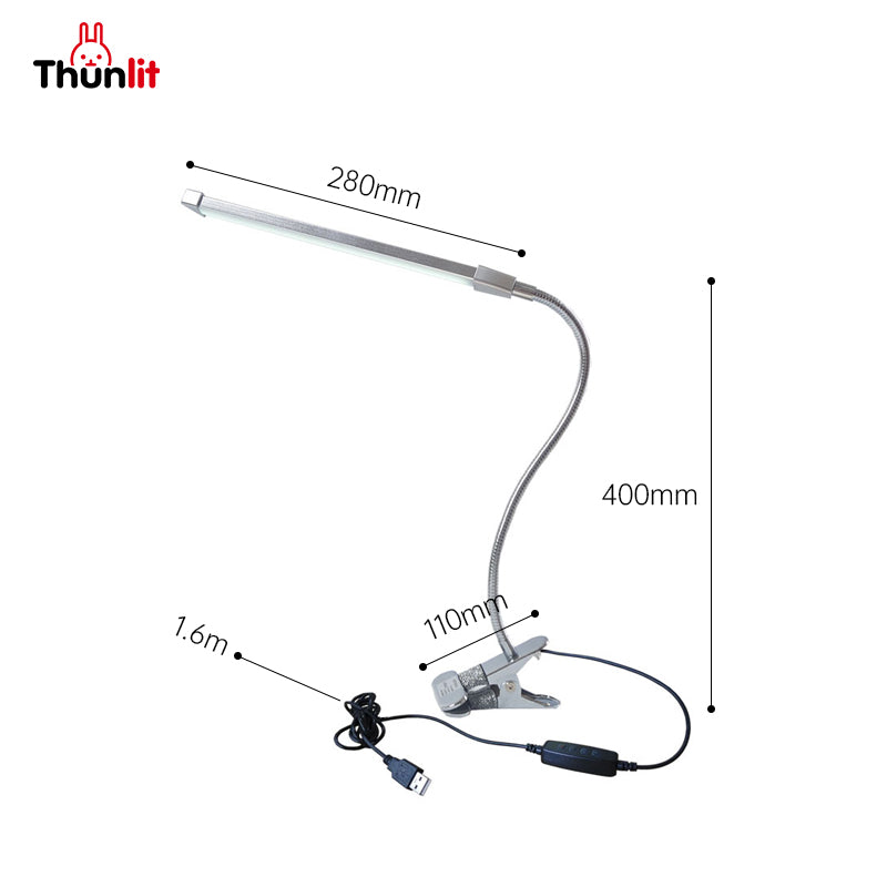 Thunlit Clip Study Lamp