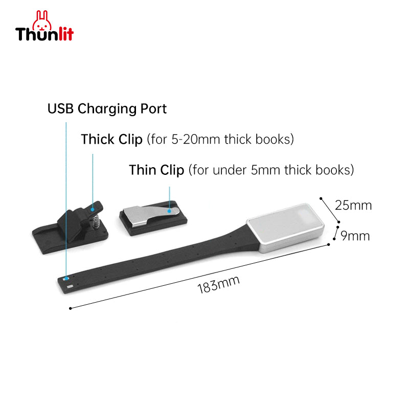 Thunlit Clip Book Light