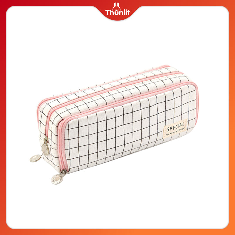 Thunlit Pencil Case with Compartments