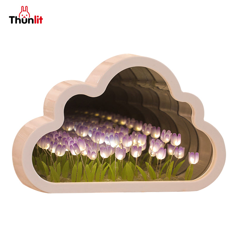Thunlit Tulips Mirror Lamp