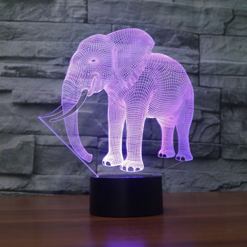 Thunlit Elephant Night Light