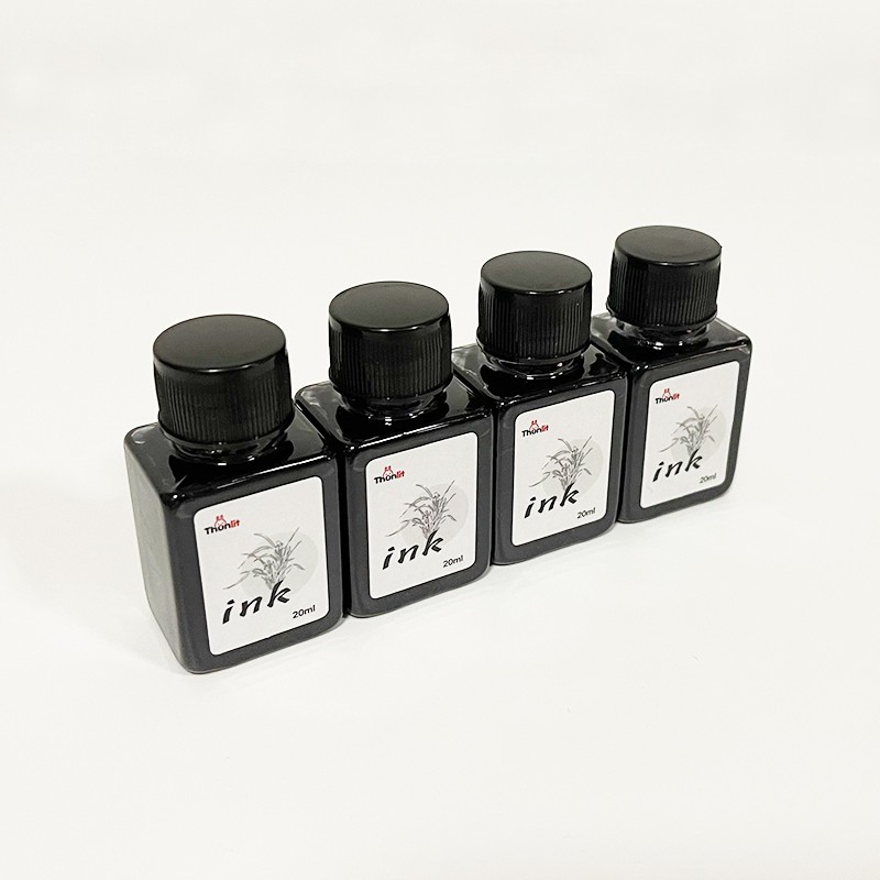Thunlit Fountain Pen Ink 20ml Black Bottle Ink for Fountain Pens Smooth  Writing