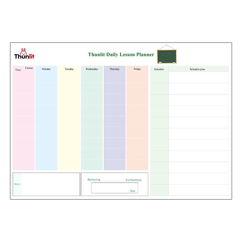 Thunlit Daily Lesson Planner